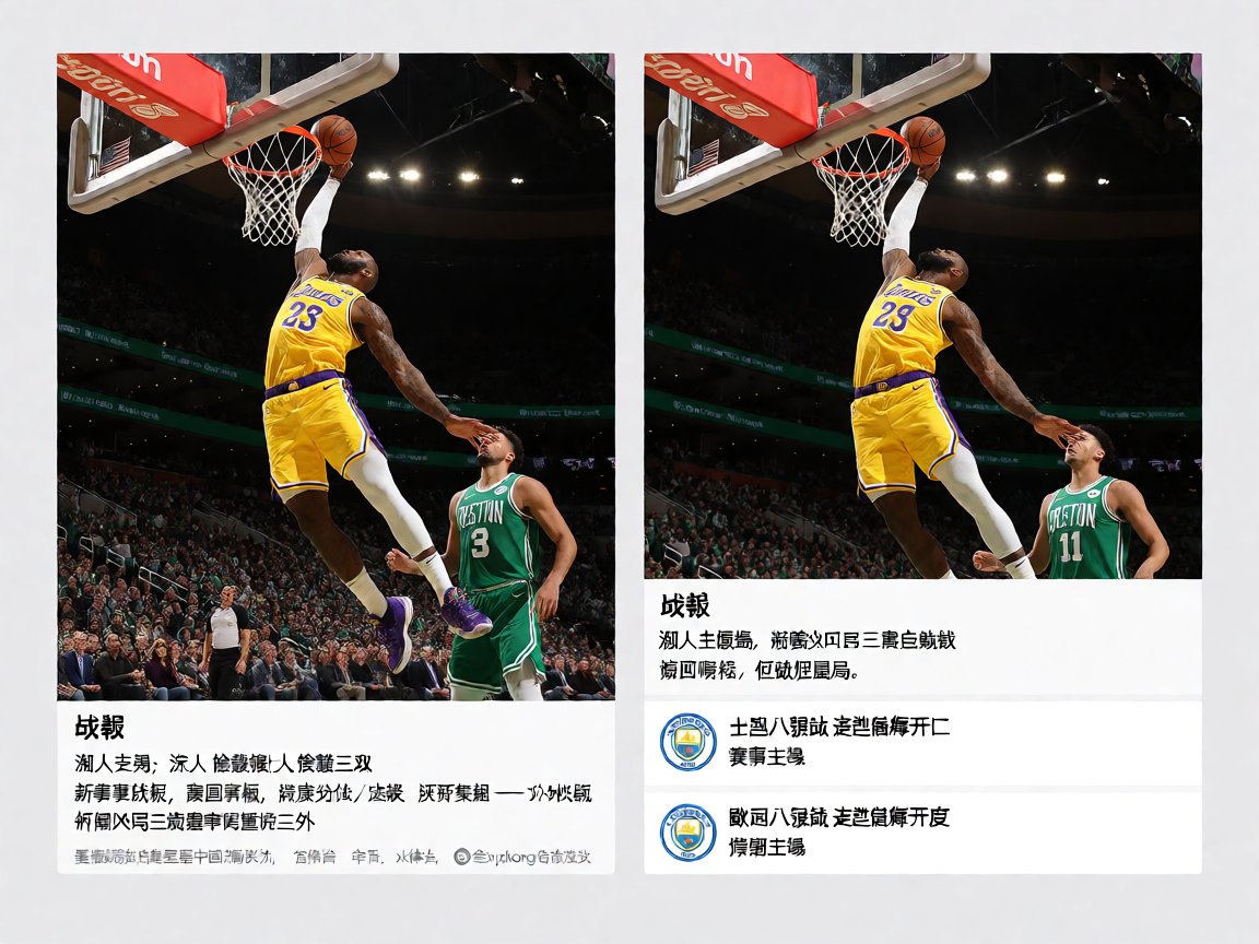 NBA比赛中球员空中扣篮的精彩瞬间